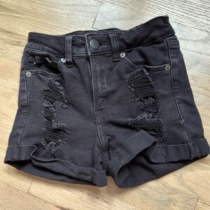 Aeropostale Denim Shorts -Black size 00